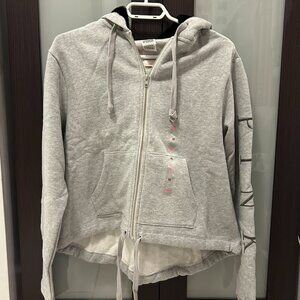 Victoria's Secret Pink Fleece Zip Up - Grey